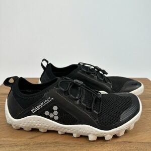 New NIB Big Kids Vivo Barefoot Primus Trail SG Black Athletic Sneakers 35 US 4 Y